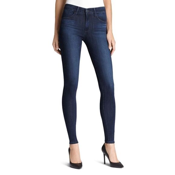 AG ‘The Farrah Skinny’ High-Rise Skinny Jeans - Picture 1 of 8